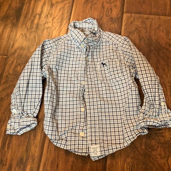 Carter's Other - 24mo Carter’s button down checked shirt. White w grey/black.